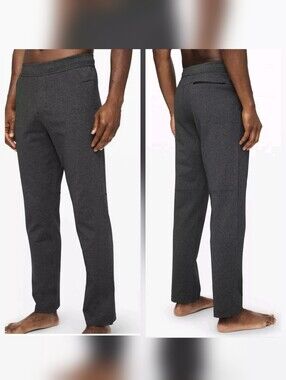 Lululemon Mens Sz XXL Discipline Pants Gray EUC Sweat Pants Pockets